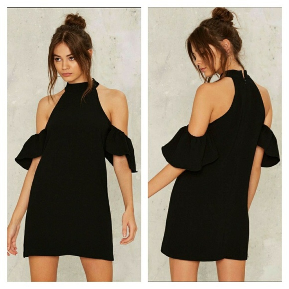 Nasty Gal Cold Shoulder “Ginny Dress”